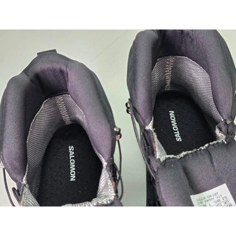 Salomon Cross Hike 2 Women's Boots Size 7 Black GTX Trail Hiking High Top Shoes - Picture 12 of 12